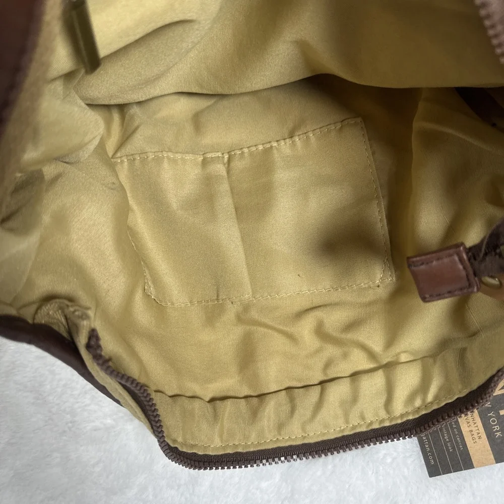 Studio Manhattan Cross Body Crossbody Messenger Canvas Bag